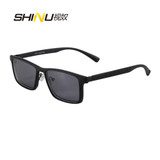 Cool Men Polarized Clip On Sunglasses Magnetic Sunglasses Prescription Eyeglasses Frame Metal Optical Frame With TR90 Legs 9913