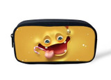 Cool Boy Pencil Case Monster Dinosaur Printed Women Cosmetic Bag With Zipper Makeup Storage Bag Children Stationery Pencil Bags