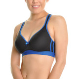 Angelina Wired Cotton Sports Bra with Mesh Racerback (3-Pack)