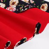 2017 New Summer Vintage Dress Halter Sleeveless Women Retro Dresses V Neck Patchwork Floral Print Bowknot Backless Party Dresses 2017 New Summer Vintage Dress Halter Sleeveless Women Retro Dresses V Neck Patchwork Floral Print Bowknot Backless Party Dresses