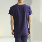 2017 New Summer Style Mens Short Sleeve Linen T shirt  Tee Shirts short sleeve T-shirt men fashion t shirt wholesale