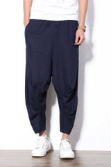 2017 new summer mens casual pants big size M-5XL loose comfortable long trousers male elastic waist male fashion harem pant