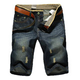 2017 New Summer Mens Denim Shorts High Quality Famous Brand Men Shorts Casual Jeans Shorts Men Oversized Mens Clothing Hot Sale