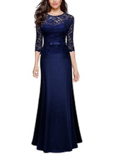 2017 New Summer Dress Women's Clothes Long Lace Christmas Dress Vintage Evening Party Dresses For Women Wedding Sexy Maxi Dress