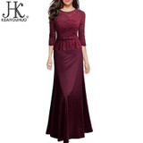 2017 New Summer Dress Women's Clothes Long Lace Christmas Dress Vintage Evening Party Dresses For Women Wedding Sexy Maxi Dress