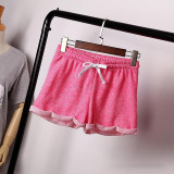 2017 New Summer Casual Cotton Black  Short High Waist Shorts Femininos Women Workout Shorts Y1