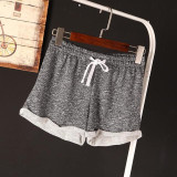 2017 New Summer Casual Cotton Black  Short High Waist Shorts Femininos Women Workout Shorts Y1