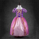 2017 New Summer Baby Girl Princess Dresses Snow White Cinderella Cosplay Dress Toddler Girls Party Birthday Costume Vestido