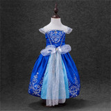 2017 New Summer Baby Girl Princess Dresses Snow White Cinderella Cosplay Dress Toddler Girls Party Birthday Costume Vestido