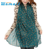2017 New Stylish Girl Long Soft Silk Chiffon Scarf Wrap Polka Dot Shawl Scarve For Women Hot Dropship 2017 New Stylish Girl Long Soft Silk Chiffon Scarf Wrap Polka Dot Shawl Scarve For Women Hot Dropship