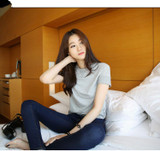 2016 Winter Jeans Women Gold Fleeces Inside Warm Jeans Solid Skinny Denim Pencil Pants Low Waist Trousers P8022