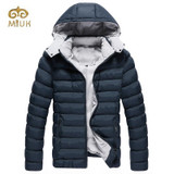 2016 Winter Cotton Solid XL High Quality Brand Clothing Parka Hooded Winter Jackets Duck Down Jacket Men Chaqueta Hombre