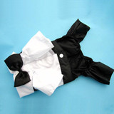 2016 Western Style Mens Suit for Pet Dog Clothes Festival T Shirt Wedding Dog Suit & Bow Tie Puppy Dog Apparel Jumsuit S-XXL