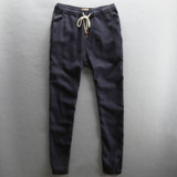2016 Top Selling Solid Spring Summer Men Linen Pants Trousers Big Size Casual Mens Pants S-XXL