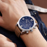 2016 Top Luxury Brand MEGIR Sports Watches Men's Quartz Chronograph Big Dial Clock Leather Wrist Watch relogio masculino relojes