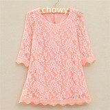 2016 Teenage Girls Dresses Baby Girl Evening Party Dress Children Summer Full Lace Princess Mother Daughter Dresses Kid Clothes