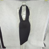 2016 Summer women sexy blackless dresses Halter neck Brown dress Cotton Bandage Bodycon Club Dresses Chain Vestidos De Festa