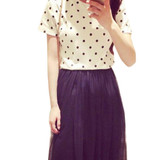 2016 summer women polka dot blouses blusas mujer Female clothing blusa feminina camisa blouse chemise femme shirts