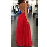 2016 Summer Women Casual Sexy Sleeveless Chiffon  Evening Party Dress Female Beach Backless Long Maxi Dress Red vestido de festa