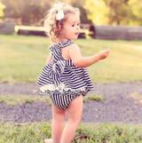 2016 summer Vestidos Baby Girl Dresses Princess Children Dress Stripe baby clothing Kids Girl Dress Brand Girls Clothes Costumes