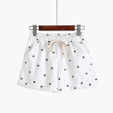 2016 Summer Style Shorts Women Candy Color Elastic With Belt  Short Women  A224