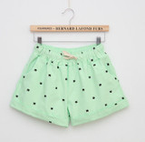 2016 Summer Style Shorts Women Candy Color Elastic With Belt  Short Women  A224