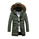 2016 New Winter Jacket Men White Duck Down Long Jackets Keep Warm Coat Casual Men's thick Down Overcoat Outdooring parka homme