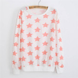 2016 New winter Hoody women Casual hoodies Ice cream fish print tracksuit long sleeve o neck letters sweatshirt for women Top