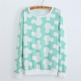 2016 New winter Hoody women Casual hoodies Ice cream fish print tracksuit long sleeve o neck letters sweatshirt for women Top