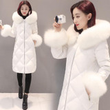 2016 New Winter Jacket Long Thick Korean Large Real Fox Fur Collar Winter Zipper Womens Down Jackets Parka With Real Fur Hood 2016 New Winter Jacket Long Thick Korean Large Real Fox Fur Collar Winter Zipper Womens Down Jackets Parka With Real Fur Hood