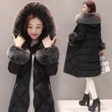 2016 New Winter Jacket Long Thick Korean Large Real Fox Fur Collar Winter Zipper Womens Down Jackets Parka With Real Fur Hood 2016 New Winter Jacket Long Thick Korean Large Real Fox Fur Collar Winter Zipper Womens Down Jackets Parka With Real Fur Hood