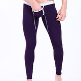 2016 New winter autumn pouch pajamas Sexy mens sleep bottoms Fashion sleeping pants Sexy long johns