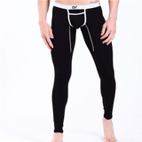 2016 New winter autumn pouch pajamas Sexy mens sleep bottoms Fashion sleeping pants Sexy long johns
