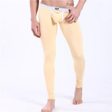 2016 New winter autumn pouch pajamas Sexy mens sleep bottoms Fashion sleeping pants Sexy long johns