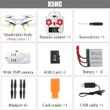 2016 New SYMA X5C Updated Version SYMA X5HC 4CH 2.4G 6-Axis RC Drone With Camera RC Helicopter VS Syma X5C X5SC X5SW X400/X600
