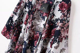2016 New Summer Women Kimono Boho Cardigan Fashion Ladies Chiffon Shirt Floral Print Blouse camisas femininas Loose Beach Shawl