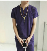 2016 New Summer Style Mens Short Sleeve Linen T shirt  Tee Shirts short sleeve T-shirt men fashion t shirt wholesale