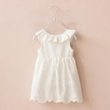 2016 New Summer Princess Dress Girl dress children Girls Dress Big Bow Girl Dress Children Clothing Children
