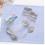 2016 new summer fashion socks wholesale transparent crystal Japanese glass wool socks socks three bars