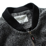 2016 new style winter Men's fashion leisure printing Men' s thick Trench coat woollen overcoat man coat jacket  size M-4XL