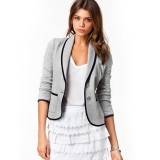 2016 New Spring Women Clothes Women Blazer Long Sleeve Women Thin Blazer Single Breasted Fashion Casual Small Suit S20116
