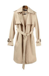 2016 new spring fashion/Casual women's Trench Coat long Outerwear loose clothes for lady good quality