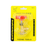 Recommend!!!338 R12/ 339 R134A Refrigeration Tool Screw On Design R12 Refrigerant Can Tap Valve Opener 1/4"Flare HVAC