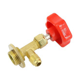Recommend!!!338 R12/ 339 R134A Refrigeration Tool Screw On Design R12 Refrigerant Can Tap Valve Opener 1/4"Flare HVAC