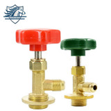 Recommend!!!338 R12/ 339 R134A Refrigeration Tool Screw On Design R12 Refrigerant Can Tap Valve Opener 1/4"Flare HVAC