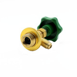 Recommend!!!338 R12/ 339 R134A Refrigeration Tool Screw On Design R12 Refrigerant Can Tap Valve Opener 1/4"Flare HVAC