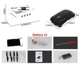 Recommend Top X20 RC Selfie Pocket Mini Drone Quadcopter Helicopter With Wifi Fpv Camera VS jxd 523 jjrc h37 h31 syma x5c x5sw