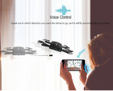 Recommend Top X20 RC Selfie Pocket Mini Drone Quadcopter Helicopter With Wifi Fpv Camera VS jxd 523 jjrc h37 h31 syma x5c x5sw