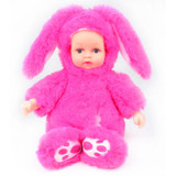 Reborn Baby Rabbit/Bear Plush Doll Toys 25CM Open Eyes Cute Baby Dolls with Children Sleeping Best Birthday Gift For Kids