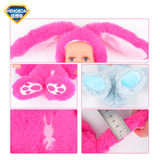 Reborn Baby Rabbit/Bear Plush Doll Toys 25CM Open Eyes Cute Baby Dolls with Children Sleeping Best Birthday Gift For Kids